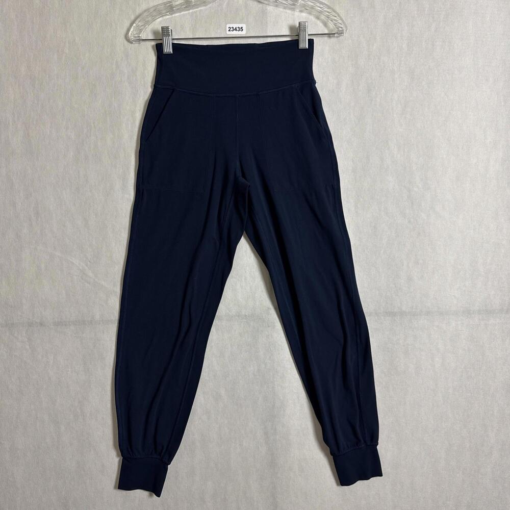 Lululemon Women's Size 4 Navy Blue Stretch Nylon Align High Rise Jogger Pants